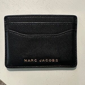 Marc Jacobs Black Leather Card Holder
